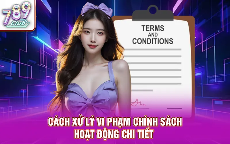 Cách xử lý vi phạm chính sách hoạt động chi tiết